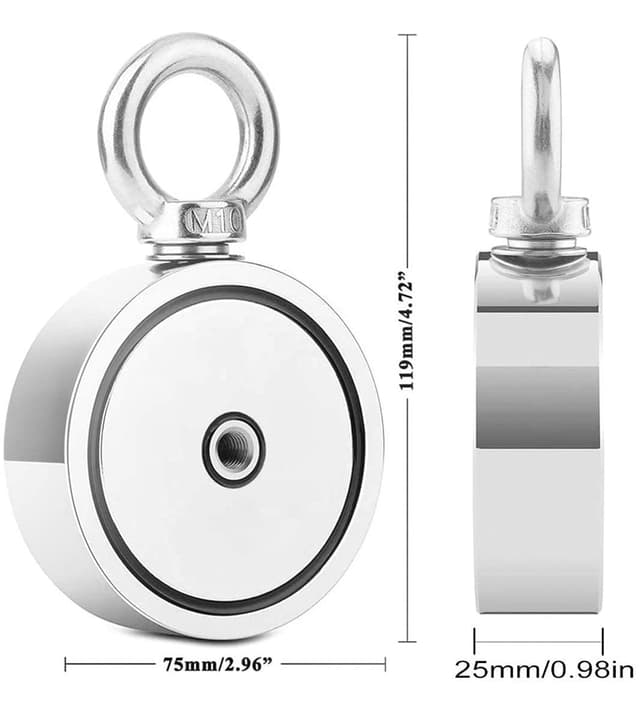 Thumbnail 2 de FINDMAG Magnet Fishing Kit 660 lb Pulling Force