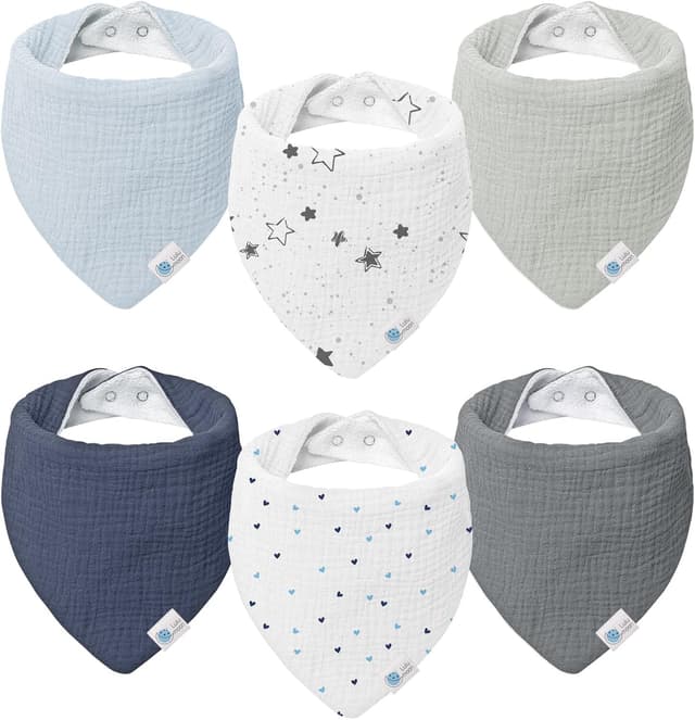 Imagen de lulumoon Lätzchen Dreieckstuch 0–36 Monate en OfertitasTOP