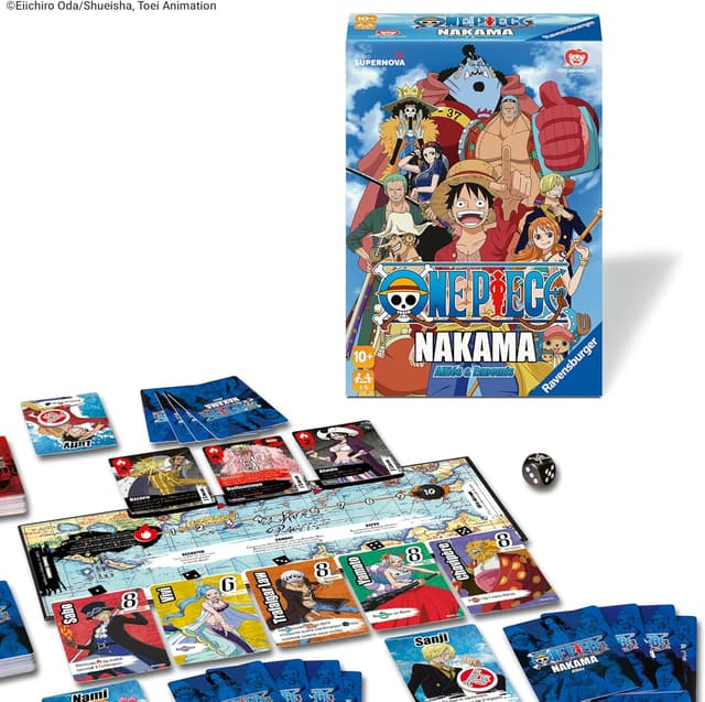 Detalle de Ravensburger One Piece Nakama : Alliés & Ennemis (jeu de société coopératif)