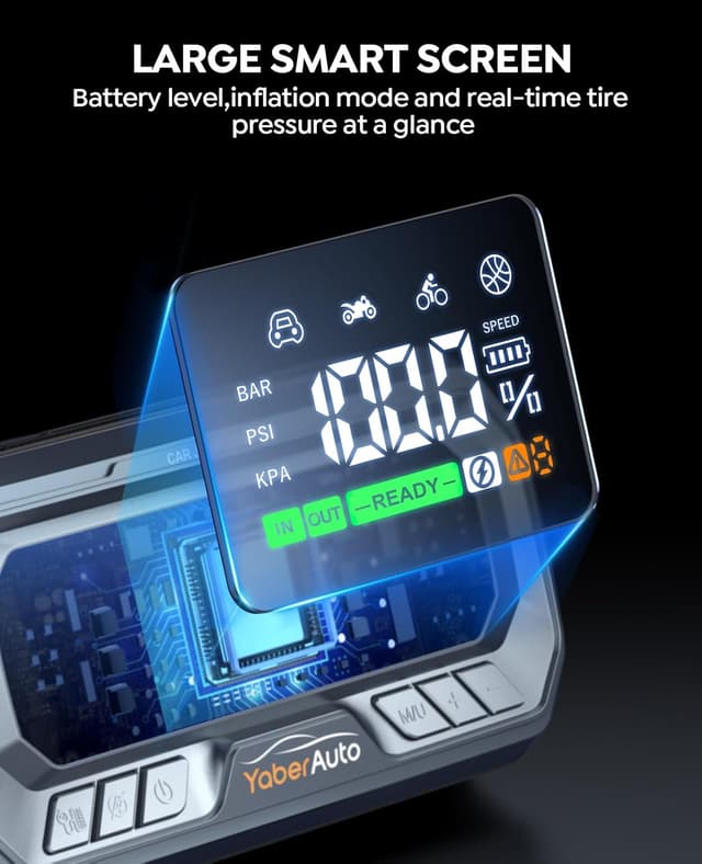 Thumbnail 6 de YaberAuto Jump Starter Power Pack 26800mAh