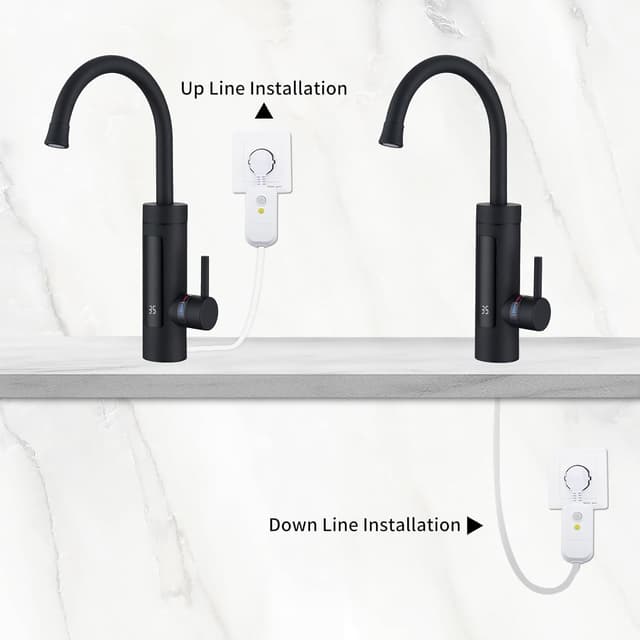 Thumbnail 6 de HOMELODY Durchlauferhitzer 230V Küchenarmatur mit Wasserhahn