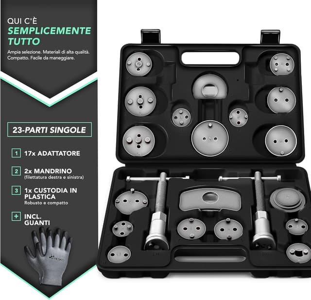 Thumbnail 2 de TRESKO Set ripristino pistone 23 pezzi ðŸ›