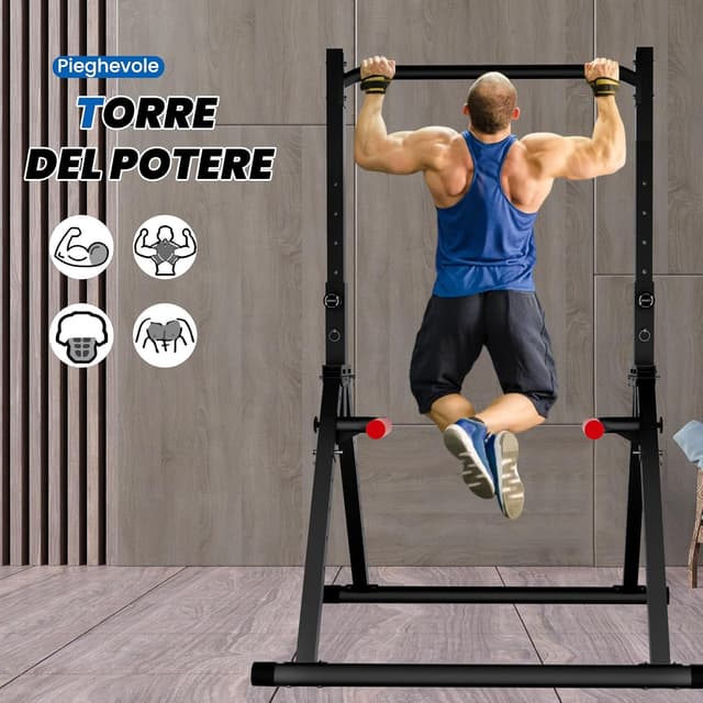 Thumbnail 5 de DOBESTS Power Tower Dip Station stazione multifunzione per trazioni e dip 🏋