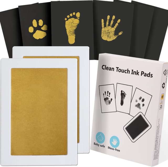 Detalle de Zemiu Baby Handprint and Footprint XL Kit, 2 pcs