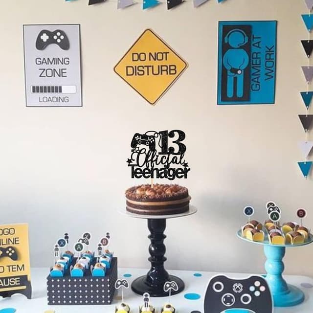 Thumbnail 4 de Xsstarmi 1 Pack 13 Official Teenager Cake Topper