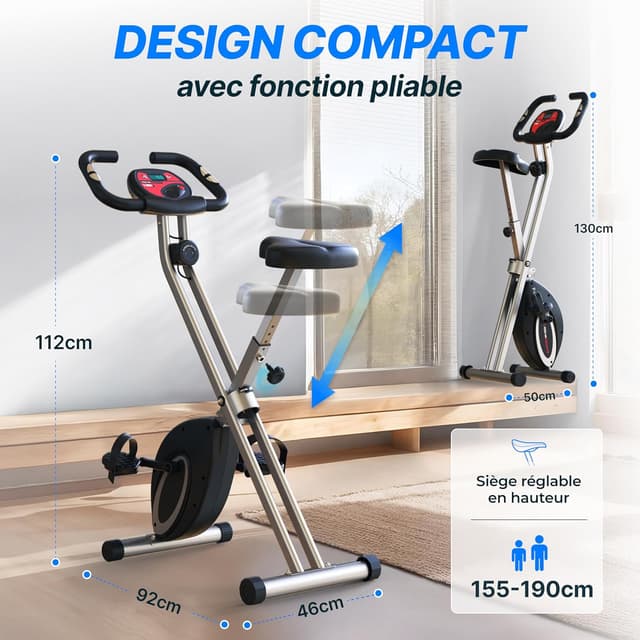 Thumbnail 6 de Vélo d’appartement pliable Ultrasport F-Bike