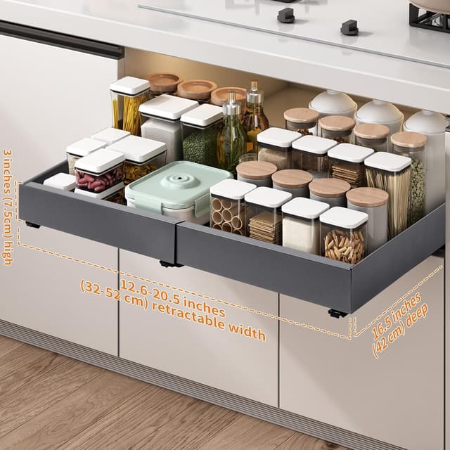 Thumbnail 5 de Aonext Teleskopschublade 2er Set