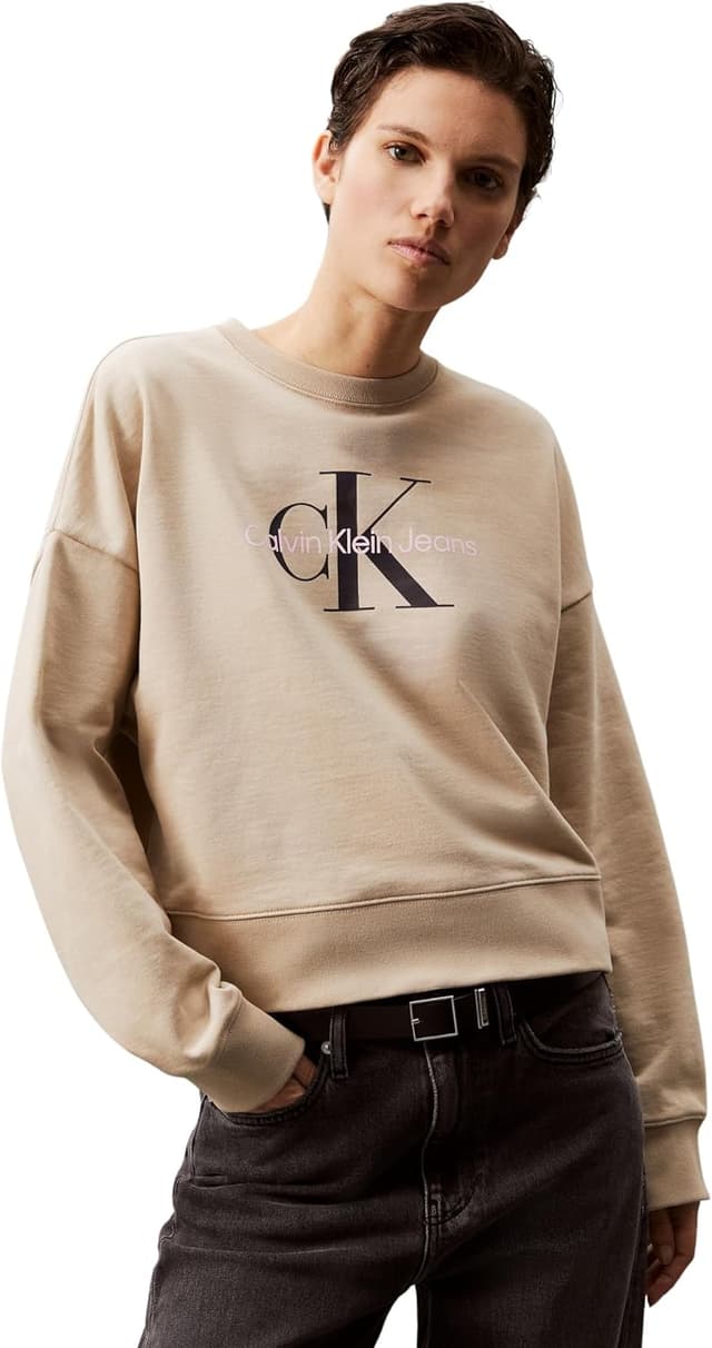 Detalle 2 de Calvin Klein Donna Felpa Monologo