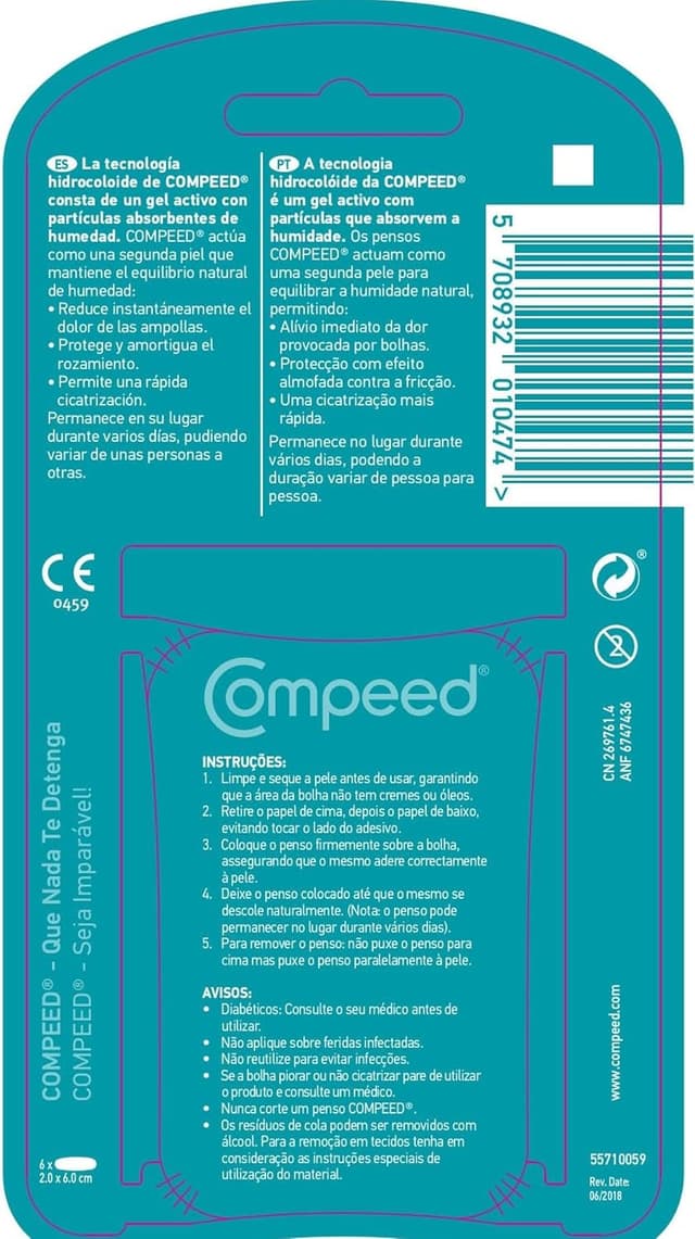 Thumbnail 3 de Compeed Anti-Ampoules pour les Pieds 6 uds