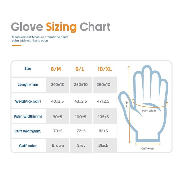 Thumbnail 6 de ANDANDA 6 Pairs Safety Work Gloves, Large