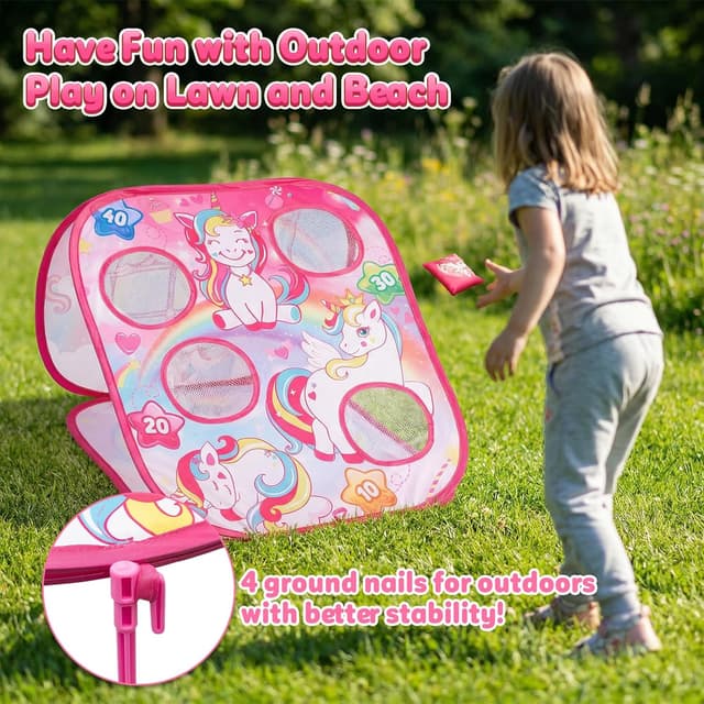 Thumbnail 2 de Bean Bag Toss Cornhole Set for Kids Age 3