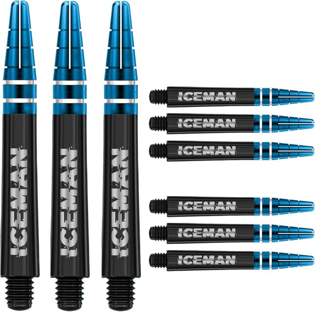 Detalle 2 de RED DRAGON Gerwyn Price Iceman Nitrotech Dart-Stiele – 2 Sets pro Packung (insgesamt 6 Stiele)