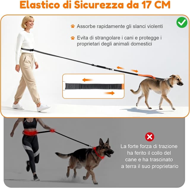 Detalle de X XBEN guinzaglio anti-tiro 2,2 m 4-in-1