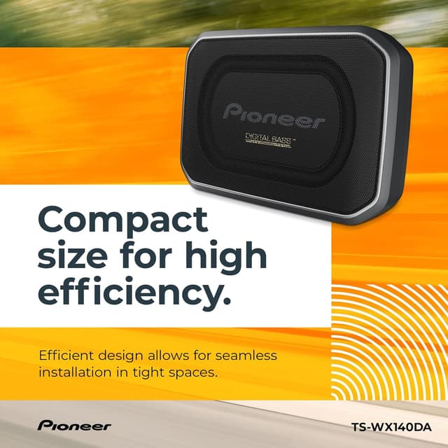 Detalle de PIONEER TS-WX140DA Aktivsubwoofer 170 W 🔊