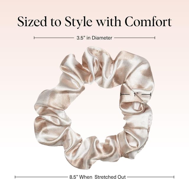 Detalle 2 de Kitsch Scrunchies in raso Leopardo 5 pezzi