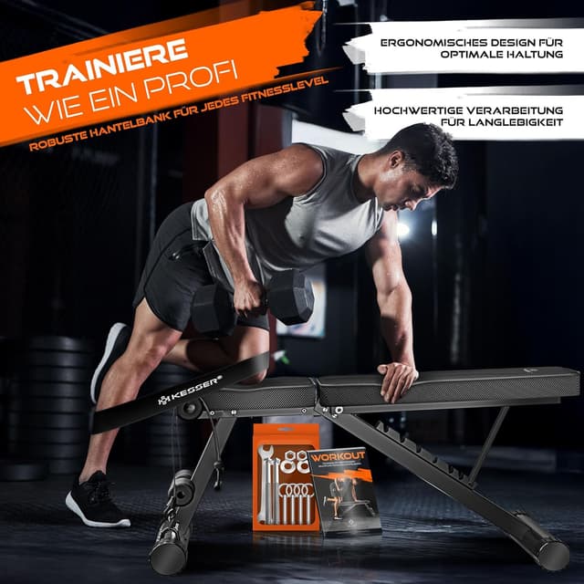 Thumbnail 4 de KESSER Klappbare Hantelbank 500 kg 🏋