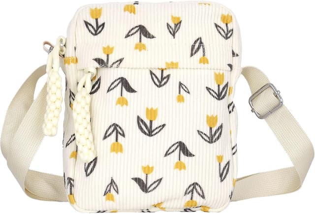 Detalle de FOSLXIN Cord Tasche Damen Klein Crossbody