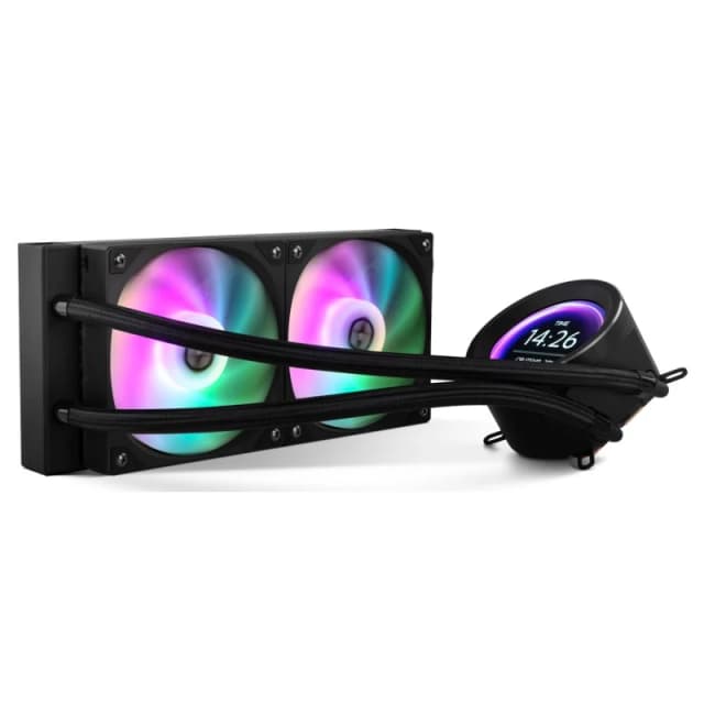 Detalle de Nox Hummer X-240 LCD Kit: refrigeración líquida 240mm negro