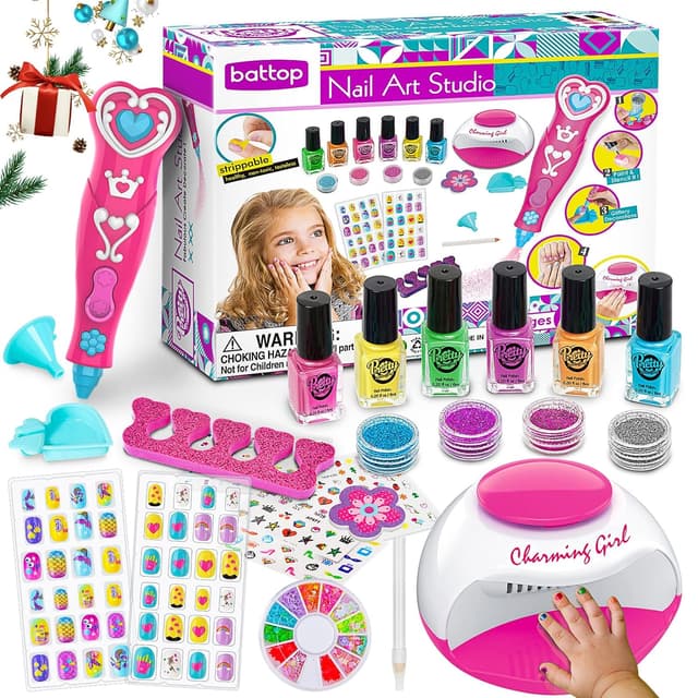 Imagen de BATTOP Kids Nail Polish Set 6-12 đź’… en OfertitasTOP