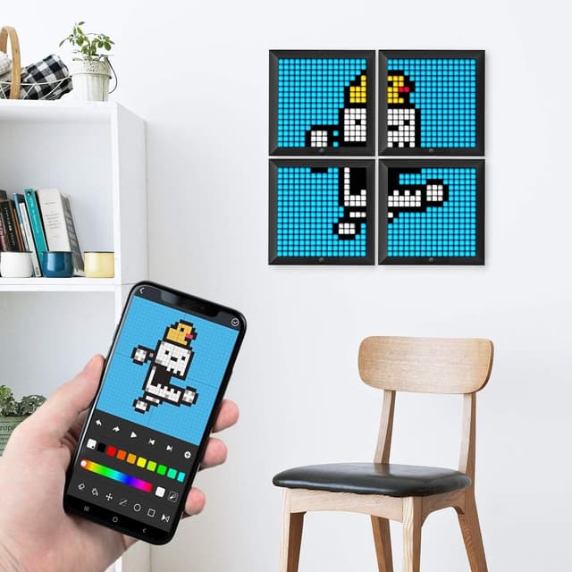 Detalle de Divoom Pixoo Pixel Art LED 16×16