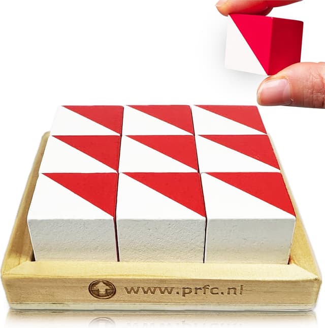 Detalle de PrfcNL Blocchi di prova IQ 9 cubi in legno
