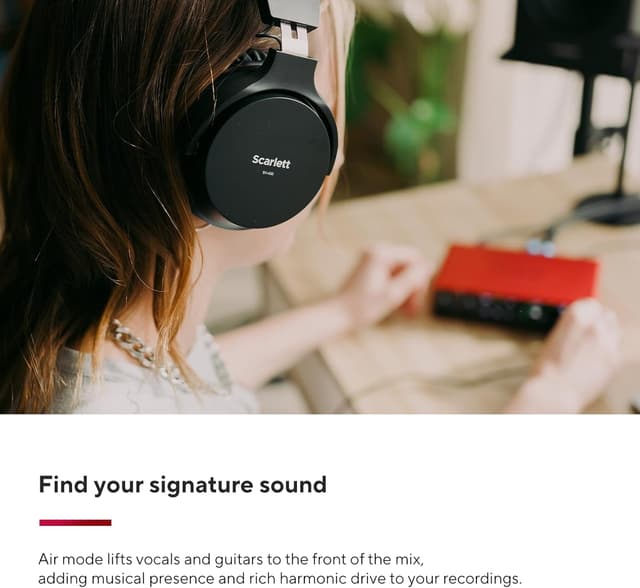 Thumbnail 5 de Focusrite Scarlett 2i2 4.ª gen. interfaz de audio 🎙️ para grabación y streaming