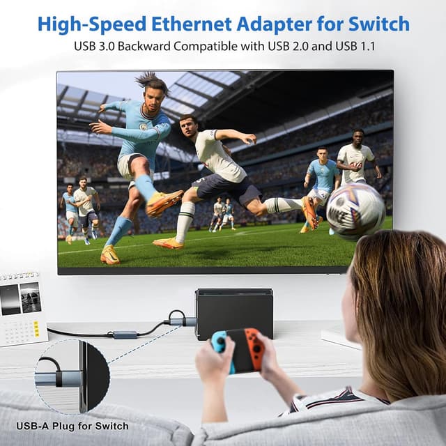 Thumbnail 4 de USB C auf Ethernet Adapter 1000 Mbps