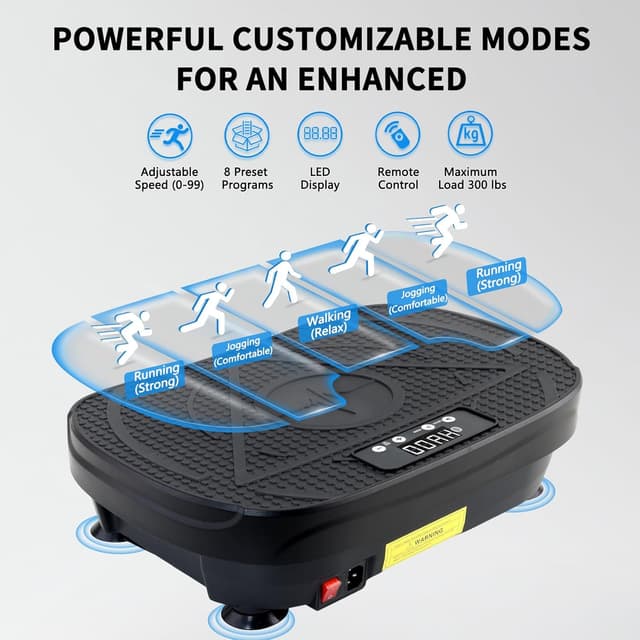 Detalle 2 de Homesy Vibration Plate 300 lb platform