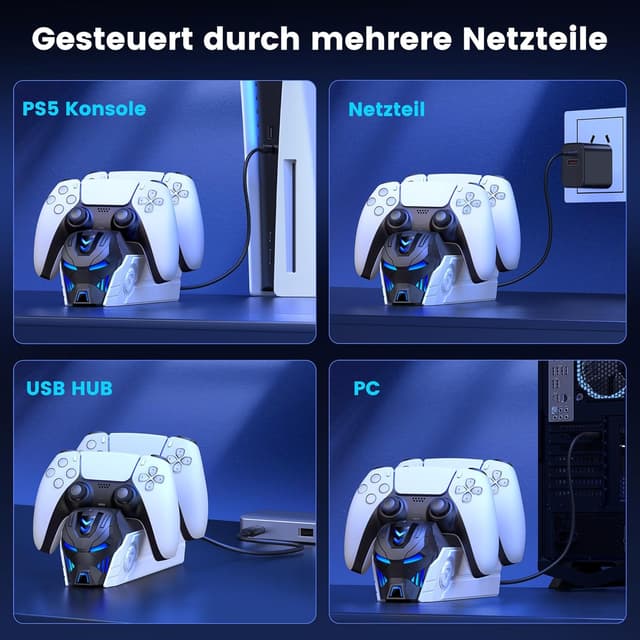 Detalle de PS5 Ladestation für DualSense Controller