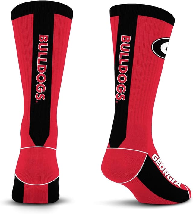 Detalle de For Bare Feet NCAA MVP Crew Socks (Unisex) — Georgia Bulldogs