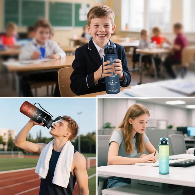 Thumbnail 6 de Gourde 500 ml enfant étanche Mulbijeo