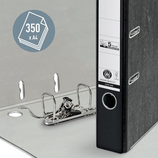 Detalle de Leitz Qualitäts-Ordner 3er-Pack 5,2 cm Rückenbreite