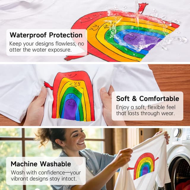 Detalle 2 de Shuttle Art waschmaschinenfeste Textilfarbe (15 x 12 ml) im Set mit 3 Pinseln – zum Bemalen & Färben von Stoffen