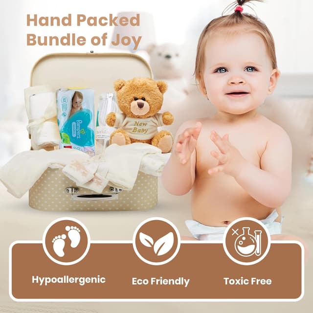 Detalle de Baby Box Shop Premium Baby Shower Hamper 29.5cm