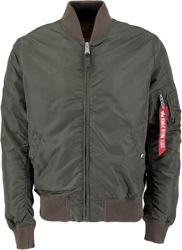 Detalle de Alpha Industries MA-1 TT Chaqueta Bomber Negro L