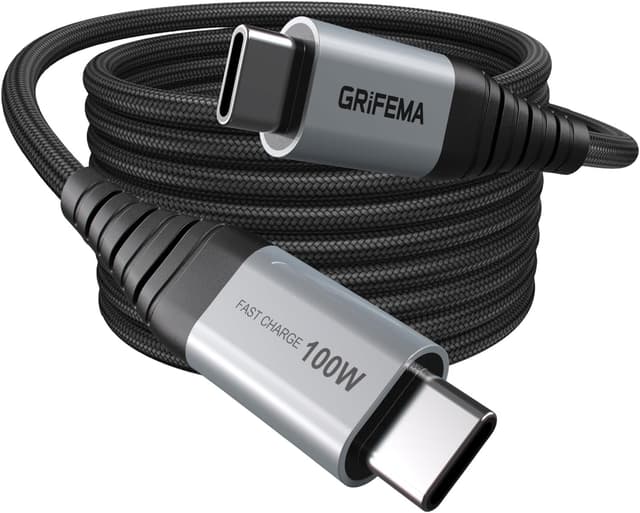 Detalle de GRIFEMA Cavo USB-C a USB-C 100W (2 m) con ricarica rapida PD