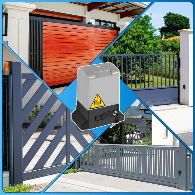 Thumbnail 6 de Motorisation portail coulissant Jaxguom 370W (jusqu’à 800 kg) avec WiFi/Bluetooth