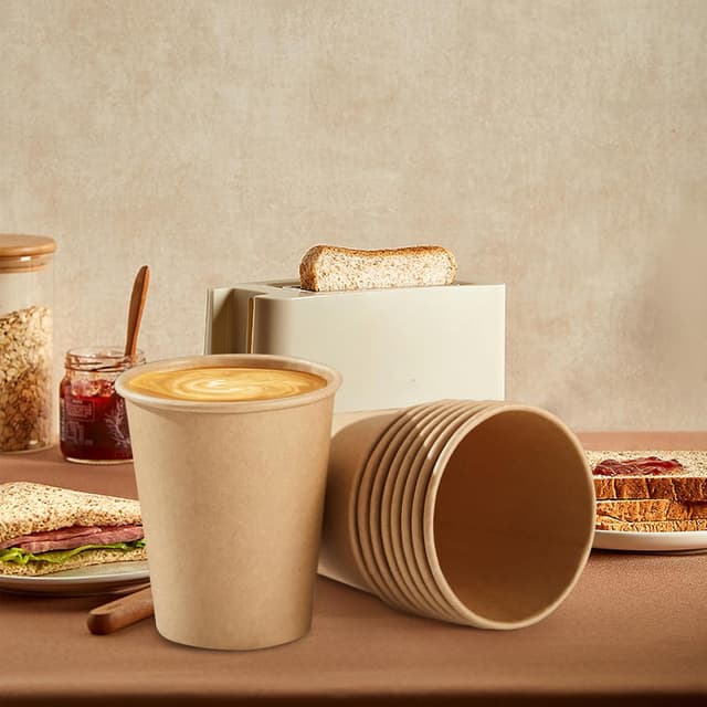 Thumbnail 5 de SIUQ 8 oz Kraft Paper Cups