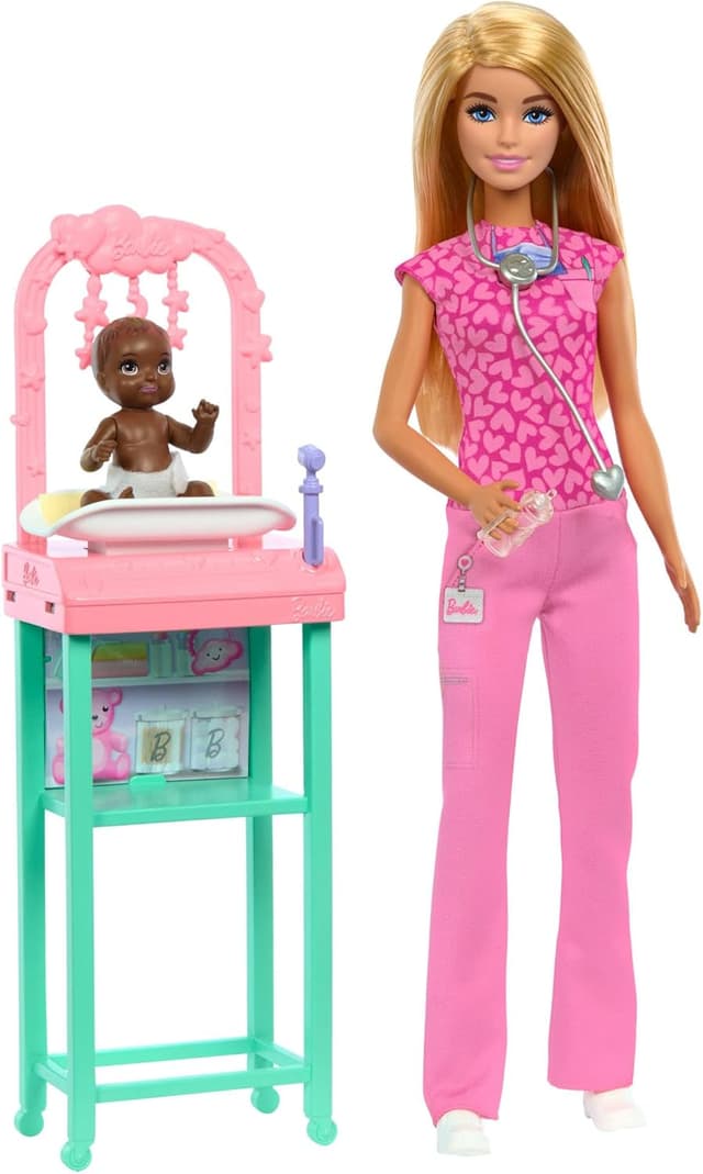 Imagen de Barbie Carriere set pediatra 3 anni en OfertitasTOP