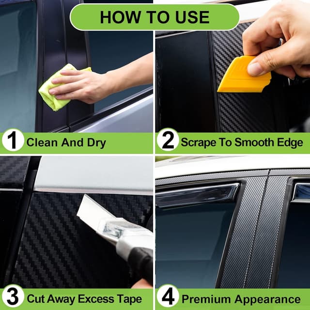 Thumbnail 5 de Spurtar Carbon Fibre Vinyl Wrap 7.6cm