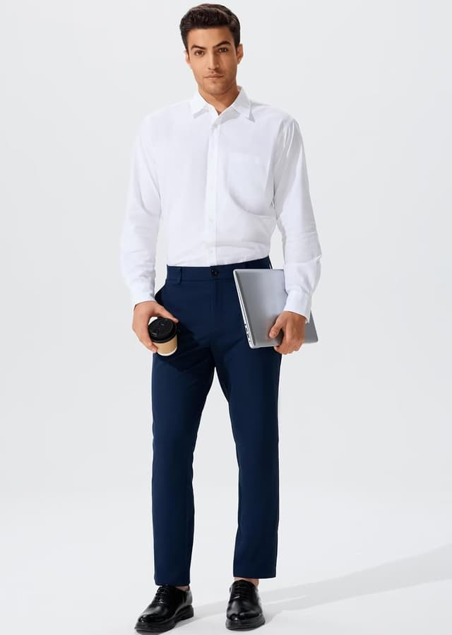 Detalle de QPNGRP Men’s Lightweight Stretch Golf Pants (30/32/34 Inseam)