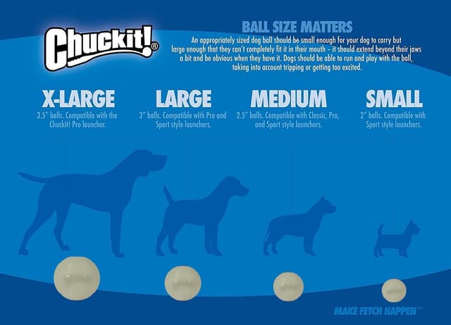 Thumbnail 2 de Chuckit Max Glow Ball palla 9 cm