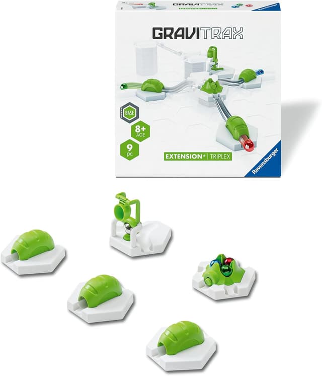 Detalle de Ravensburger GraviTrax Triplex – Set d’extension 9 pièces (24857) en version française
