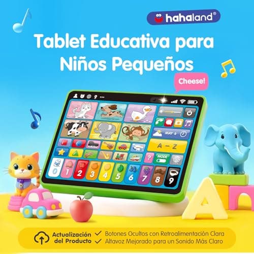 Detalle 2 de Hahaland Tablet infantil educativa 5 idiomas