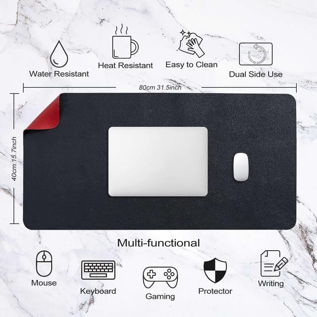 Detalle 2 de DOBAOJIA Desk Pad Large 80 x 40 cm