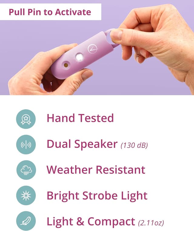 Thumbnail 5 de Vantamo Personal Alarm 130 dB keychain 🔑