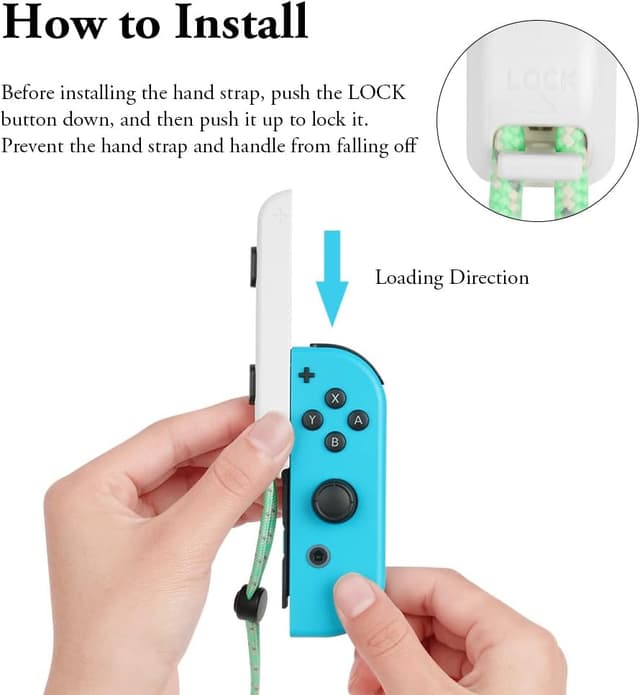 Detalle de Vicloon Switch wrist straps for Joy-Con