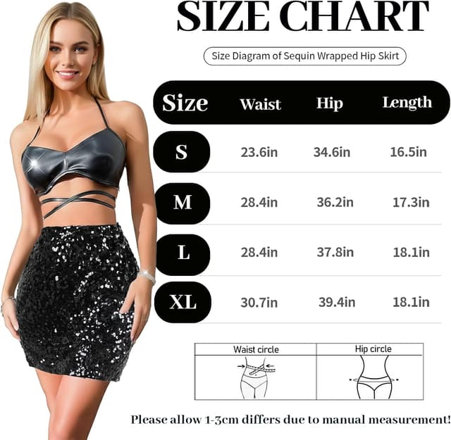 Detalle de Baisdan jupe à paillettes mini