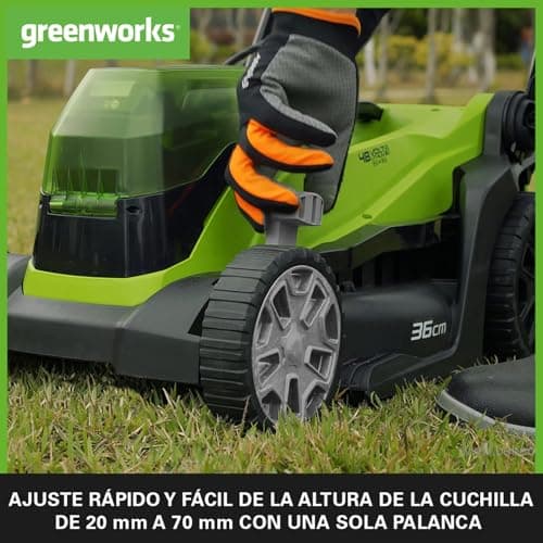 Thumbnail 4 de Greenworks G24X2LM36K4X Cortacésped Batería 36cm, Ideal para Jardines 🌿