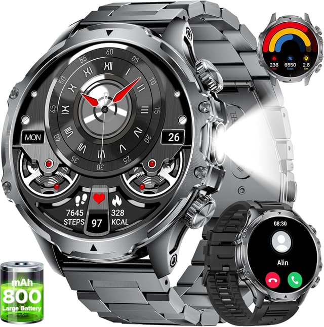 Imagen de LIGE Reloj Inteligente Militar 1,85 HD en OfertitasTOP